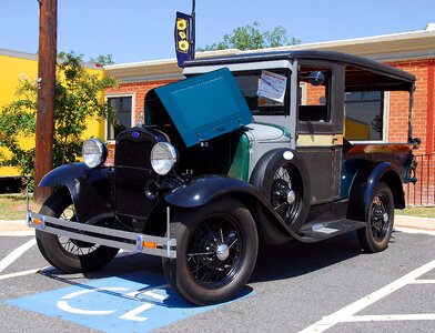 Restored old vehicle photo