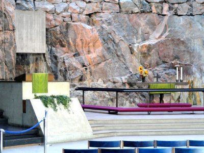 Temppeliaukio Church - altar - DSC04462
