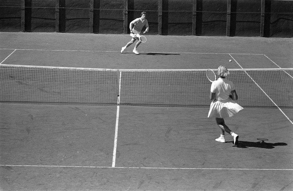 Tenniskampioenschap Nederland Fredy Marinkelle en Betty Stove, Bestanddeelnr 914-2042