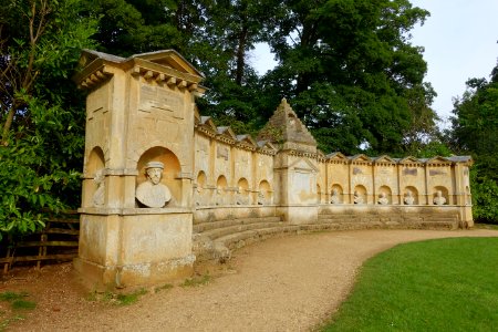 Temple of British Worthies, Stowe - Buckinghamshire, England - DSC08448