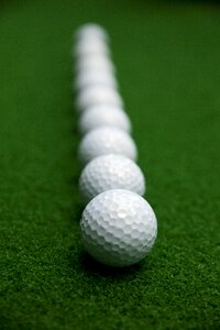 Ball grass golf balls flow