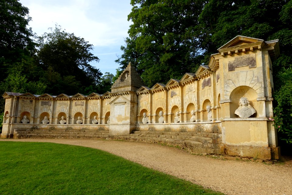 Temple of British Worthies, Stowe - Buckinghamshire, England - DSC08491