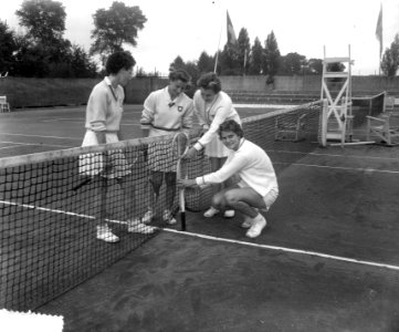 Tenniswedstrijd Nederland tegen Zwitserland, Bestanddeelnr 905-9552