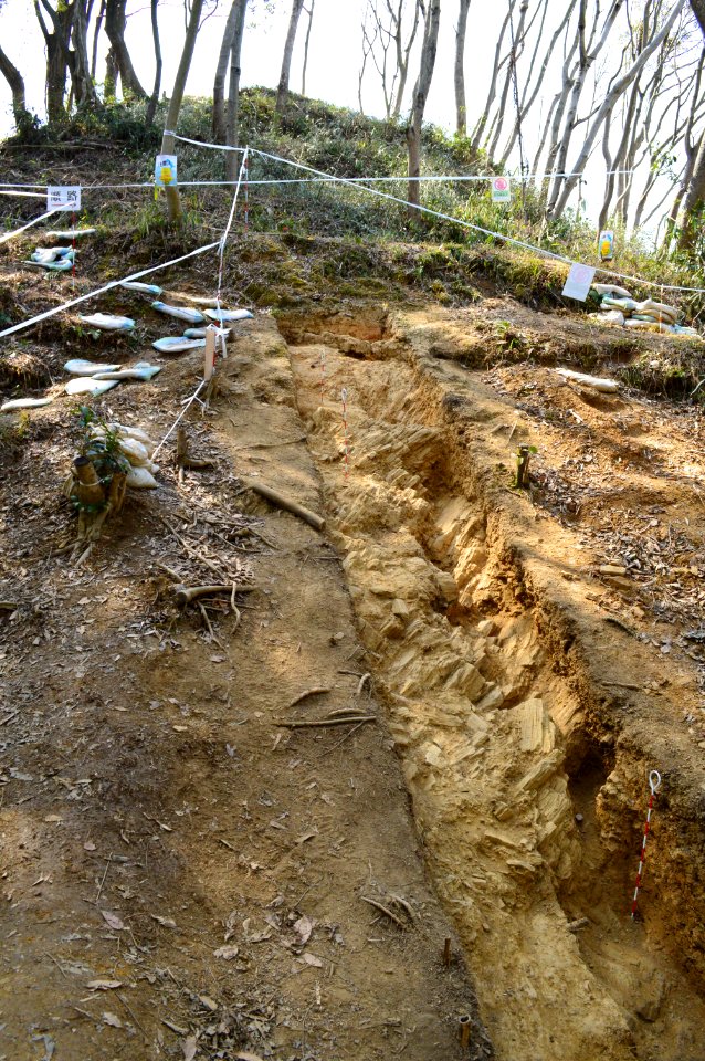Tennozuka Kofun (Wakayama), funkyu-trench-2