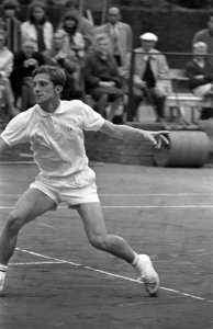 Tennis in Hilversum. Opdracht Vrije Volk . Overzicht tennis, Bestanddeelnr 921-5375