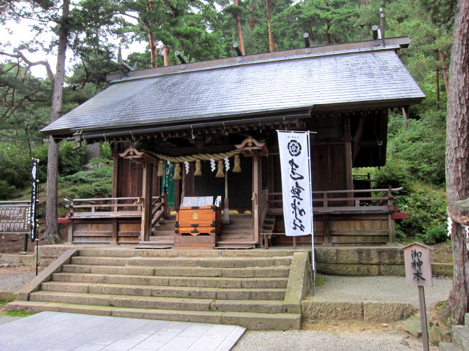 Takeisao-jinja (Tendō city) haiden
