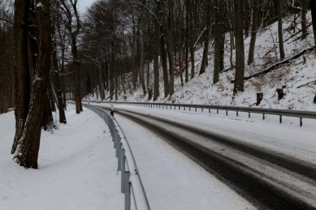 Templiner Straße Potsdam with snow 2021-02-07 16