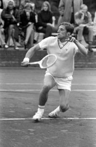 Tennis in Hilversum. De Tsjech Koder in aktie, Bestanddeelnr 921-5372