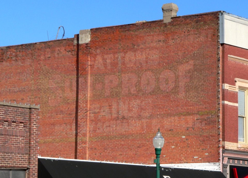 Temple Craft Building (Aurora NE) ghost signs 2