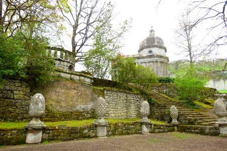 Temple from the Hippodrome garden - Parco dei Mostri - Bomarzo, Italy - DSC02653