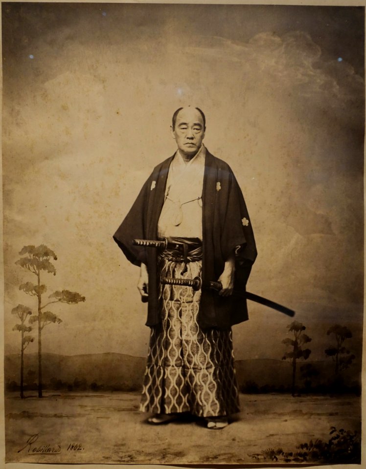 Takeuchi Yasunori by Robillard, Paris, France, Edo period, dated 1862 AD, albumen print - Tokyo National Museum - Ueno Park, Tokyo, Japan - DSC09037