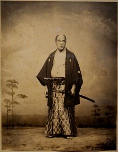 Takeuchi Yasunori by Robillard, Paris, France, Edo period, dated 1862 AD, albumen print - Tokyo National Museum - Ueno Park, Tokyo, Japan - DSC09037