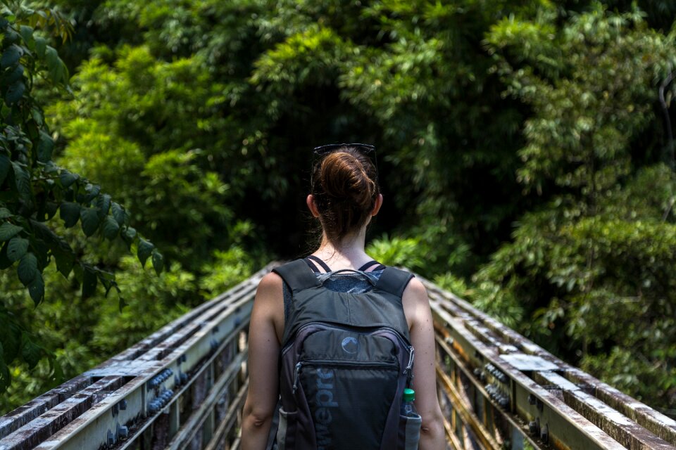 Outdoors person woman