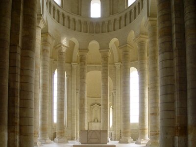 Church cloister romanesque photo