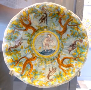 Talavera bowl, ceramic - Museo Nacional de Artes Decorativas - Madrid, Spain - DSC08121