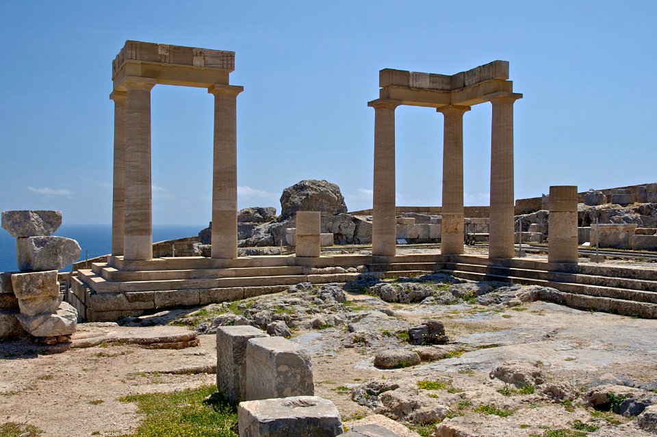 Temple Athena Lindos Rhodes