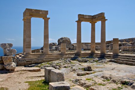Temple Athena Lindos Rhodes