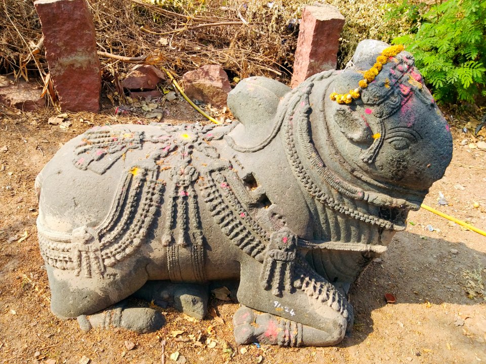 Temple 4 ruins, west Nagunur, Telangana India - 7