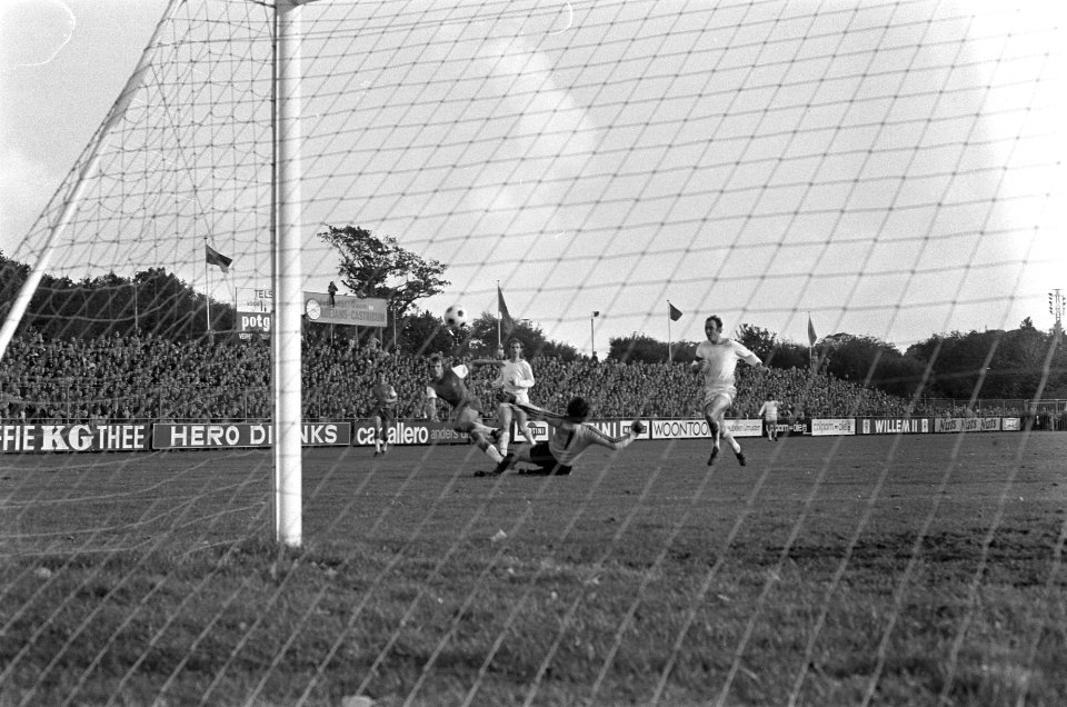 Telstar tegen Feyenoord 3-2, tweede doelpunt van Feyenoor d, Bestanddeelnr 926-7615