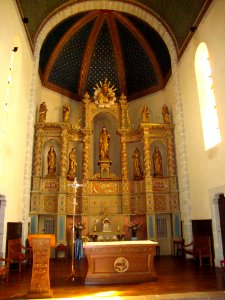 Tardets-Sorhulus (Pyr-Atl, Fr) choeur avec retable