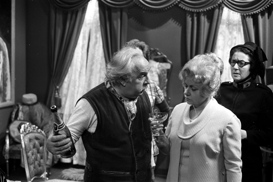 Televisieserie Mijn tante Victoria, Lex Goudsmit en Sylvia de Leur, Bestanddeelnr 925-3412