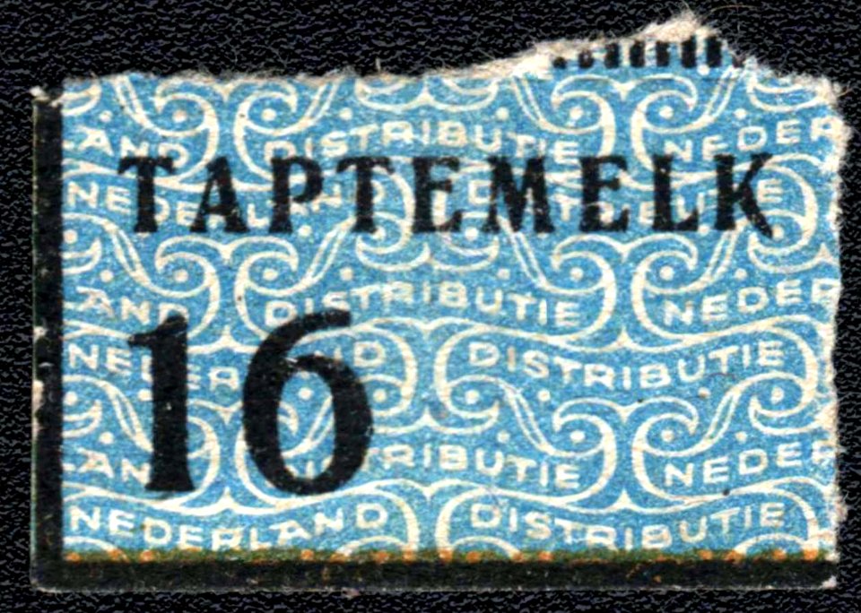 Taptemelk distributiebon