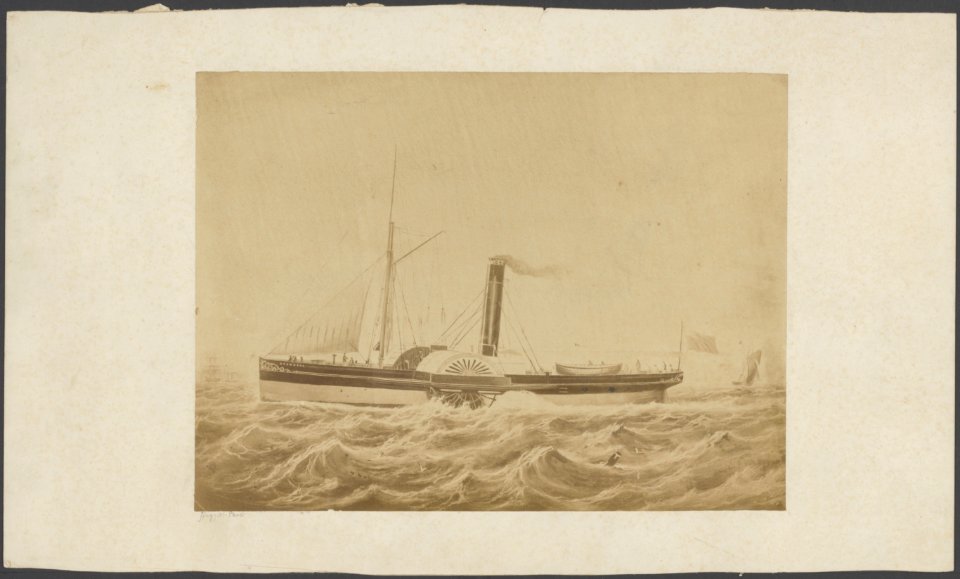 Tekening. Balmoral, stoomraderboot, Bestanddeelnr 580