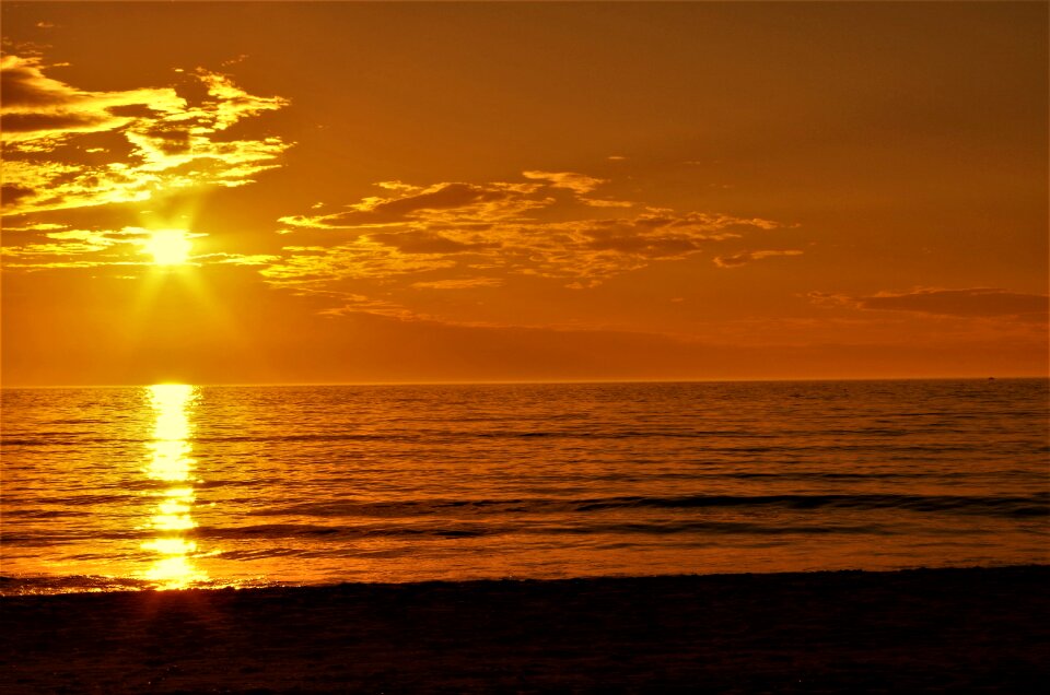 Summer abendstimmung beach