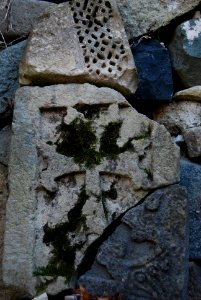 Teghut Mine - Kharatanots (location of future tailings) ancient cross stones
