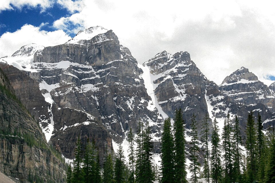 Landscape scenery snow