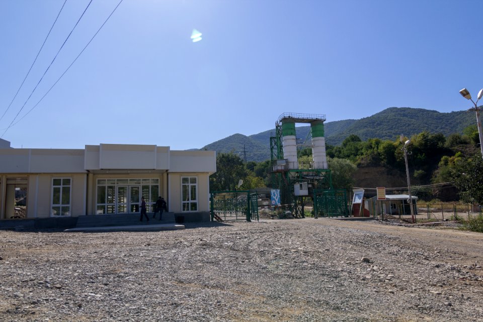 Teghut Mine - main entrance with security