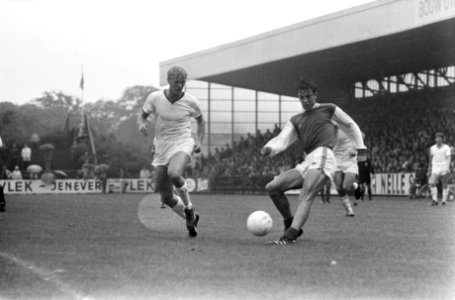 Telstar tegen F.C.Twente 2-0, Achterberg (Twente) in aktie, Bestanddeelnr 922-7310