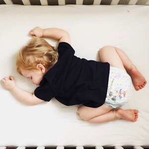 Baby blonde black shirt