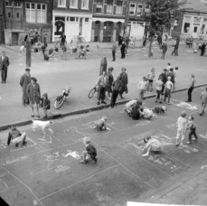 Tekenwedstrijd op de Lindengracht, Bestanddeelnr 912-7735