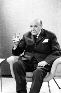 Televisieprogramma Onder vier ogen van NCRV Albert van Dalsum tijdens dit int, Bestanddeelnr 915-8867