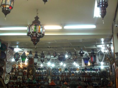 Tangier Medina souvenir shop