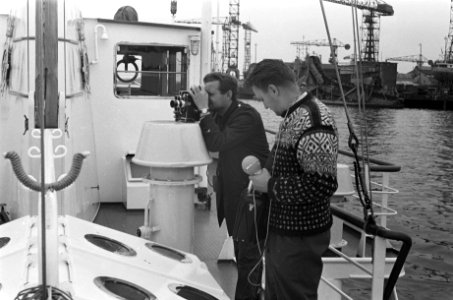 Televisieopnamen, binnenvaart, scheepvaart, Bestanddeelnr 919-6205