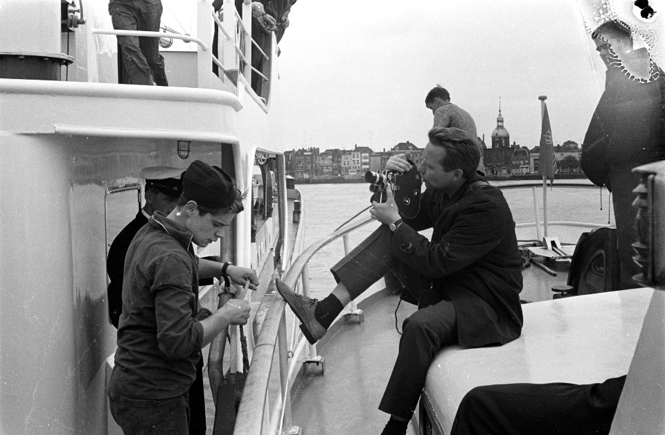 Televisieopnamen, binnenvaart, scheepvaart, Bestanddeelnr 919-6204