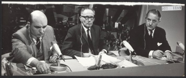 TELEVISIEOPNAMEN, interviews, presidenten, verkiezingen, Hilterman GBj, Jong , Bestanddeelnr 091-1189