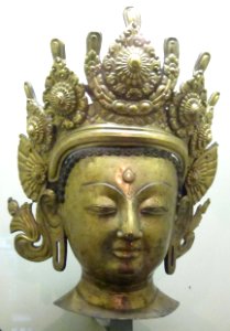 Tara mask from Nepal, 18th century, Chhatrapati Shivaji Maharaj Vastu Sangrahalaya Museum