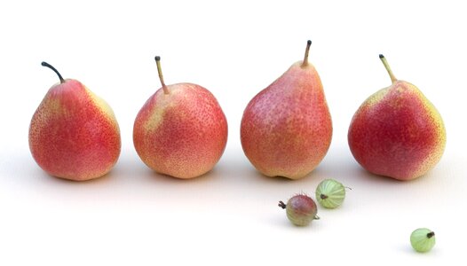 Pears gooseberries light