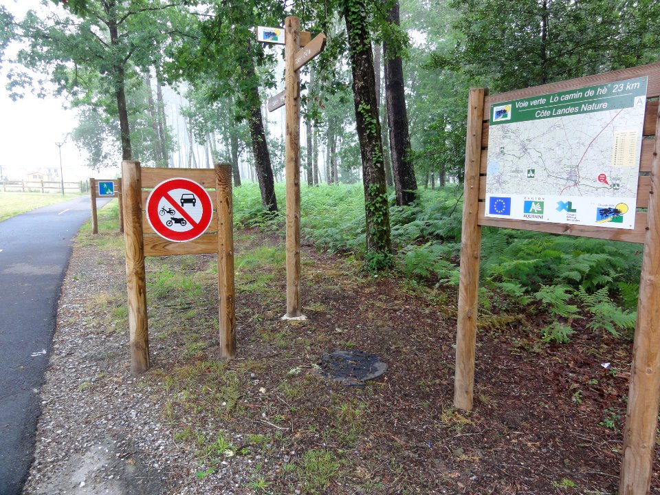 Taller (Landes) Voie verte Lo Camin de hé 01
