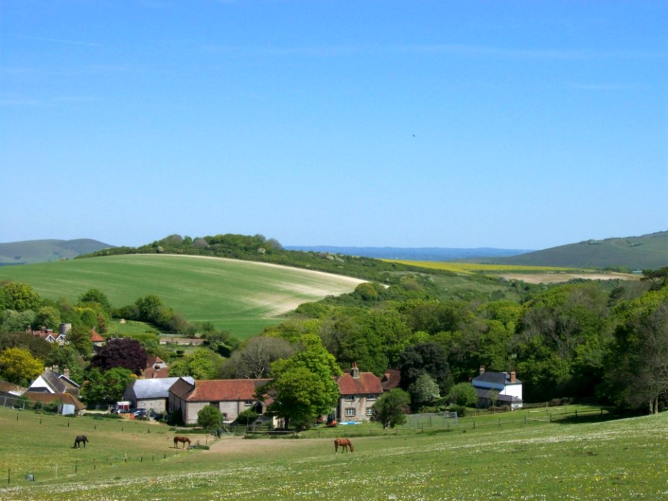 Telscombe village from Telscombe Tye