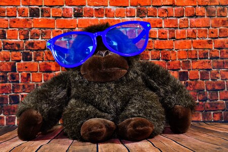 Huge soft toy monkey