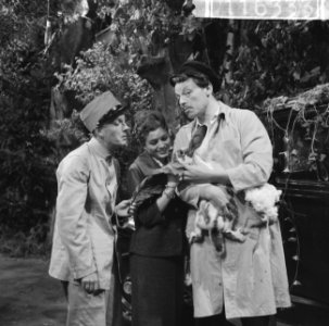 Televisiespel Leocadia, Herbert Joeks, Ellen van Hemert en Frans 't Hoen, Bestanddeelnr 911-6333