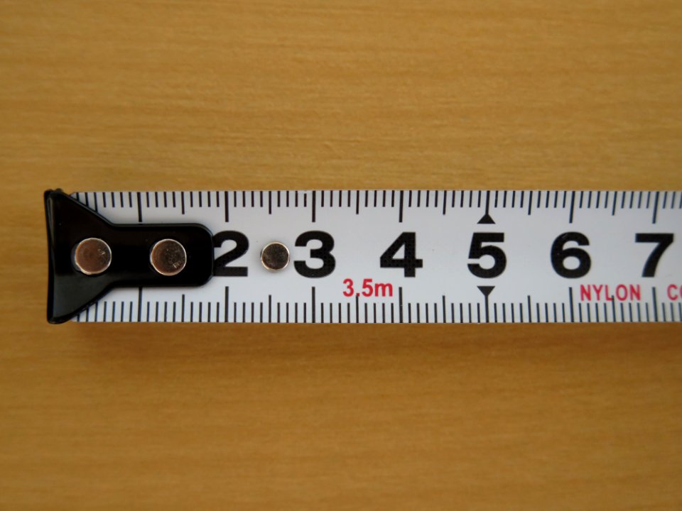 Tape measure end