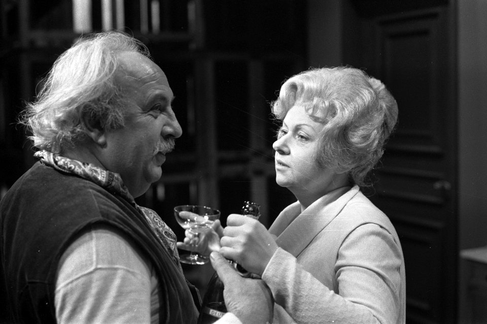 Televisieserie Mijn tante Victoria, Lex Goudsmit en Sylvia de Leur, Bestanddeelnr 925-3411