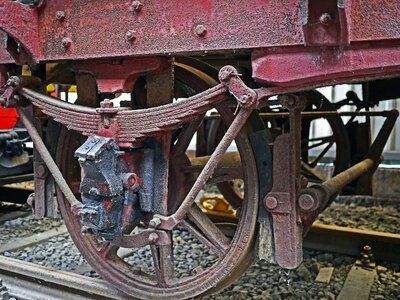 Spoke wheels country track patina photo