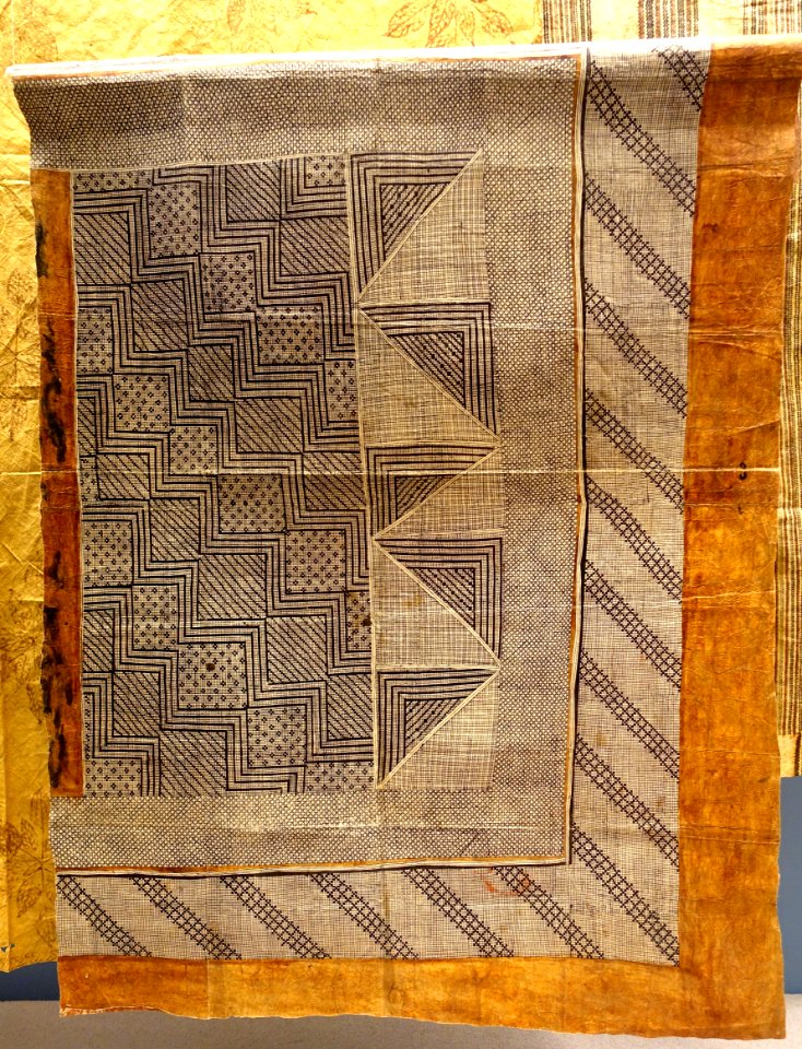 Tapa from Futuna, 1895 - Ethnological Museum, Berlin - DSC01202