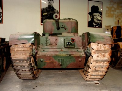 Tank Mark IV Churchill in the Musée des Blindés, France, pic-